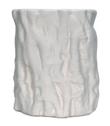 Noir Damono Side Table, White Fiber Cement, 18.5"H (AR-304WFC YUU6013MTW) 