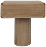 Noir Langford Side Table, Washed Walnut, 26"H (GTAB871WAW YUU6013NR7) 