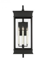 Visual Comfort & Co. Studio Collection Cupertino Wall Lantern, 4-Light, Textured Black, 35.13"H (CO1434TXB 70733M4) 