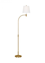 Visual Comfort & Co. Studio Collection Belmont Floor Lamp, 1-Light, LED, Burnished Brass, 71.13"H (CT1241BBS1 70733M1) 