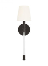 Visual Comfort & Co. Studio Collection Hanover Wall Sconce, 1-Light, Aged Iron, 18.63"H (CW1081AI 70733NE) 