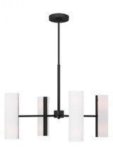 Visual Comfort & Co. Studio Collection Capalino Chandelier, 8-Light, Midnight Black, 30"W (DJC1058MBK 70734KU) 