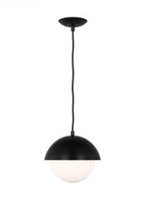 Visual Comfort & Co. Studio Collection Hyde Small Pendant, 1-Light, Midnight Black, 9.88"W (DJP1021MBK 70734LQ) 
