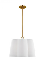 Visual Comfort & Co. Studio Collection Bronte Chandelier, 3-Light, Burnished Brass, 22"W (KSP1083BBS 70734MM) 
