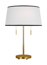 Visual Comfort & Co. Studio Collection Ellison Desk Lamp, 2-Light, LED, Burnished Brass, 22.63"H (KST1132BBS1 70734MW) 