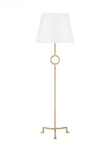 Visual Comfort & Co. Studio Collection Montour Floor Lamp, 1-Light, LED, Coastal Gild, 64"H (TFT1031CGD1 70735LN) 