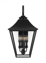 Visual Comfort & Co. Studio Collection Galena Large Lantern, 4-Light, Textured Black, 25.38"H (OL14404TXB 70735KK) 