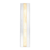 Alora Lighting Kismet Wall/Vanity Light, 1-Light, LED, Polished Nickel, Alabaster, 23"H (WV322623PNAR 706WNE8) 