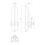 Alora Lighting Valencia Wall/Vanity Light, 3-Light, Vintage Brass, Alabaster, 15"H (WV334105VBAR 706WPD5) 