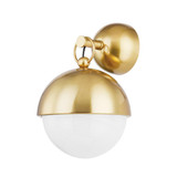 Corbett Althea Wall Sconce, 1-Light, Vintage Polished Brass, 13.5"H (340-01-VPB 95DR) 