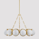 Corbett Althea Chandelier, 12-Light, Vintage Polished Brass, 43"W (340-43-VPB 95DU) 