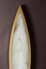 Corbett Havasu Wall Sconce, 1-Light, LED, Vintage Brass, 22.5"H (344-01-VB 95E1) 