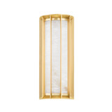 Corbett Leda Wall Sconce, 1-Light, LED, Vintage Brass, 14"H (346-14-VB 95E4) 