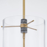 Corbett Adonis Lantern Pendant, 3-Light, Vintage Brass, 12"W (359-13-VB 95F6) 