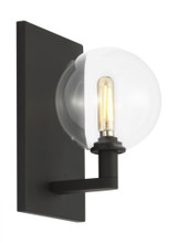 Visual Comfort & Co. Modern Collection Gambit Single Wall, 1-Light, LED, Nightshade Black, 9"H (700WSGMBSCB-LED927 70PKG6E) 