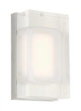 Visual Comfort & Co. Modern Collection Milley Wall Sconce, 1-Light, LED, Polished Nickel, 7"H (700WSMLY7N-LED930 70PKH49) 