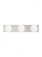 Visual Comfort & Co. Modern Collection Orbel Bath Vanity, 3-Light, LED, Natural Brass, 24"L (700BCOBL3NB-LED930 70PKH4J) 