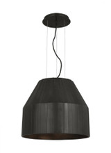 Visual Comfort & Co. Modern Collection The Bling X-Large 1-Light Damp Rated Integrated Dimmable LED Ceiling Pendant in Plated Dark Bronze, Visual Comfort & Co. Modern Collection CDPD17827PZ 70PKF89 