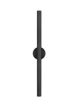 Visual Comfort & Co. Modern Collection Ebell X-Large Sconce, 2-Light, LED, Dark Bronze, 31.1"H (KWWS10827BZ 70PKF8K) 