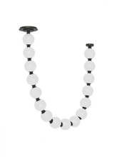 Visual Comfort & Co. Modern Collection Perle Pendant, 1-Light, LED, Dark Bronze, 51.6"H (SLPD23127BZR-277 70PKL2Z) 