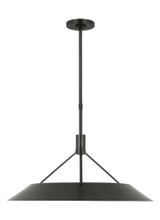 Visual Comfort & Co. Modern Collection Sospeso X-Large Pendant, 1-Light, Dark Bronze, 22"W (SLPD26727BZ 70PKL4A) 