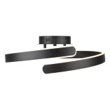 Artcraft Sirius Semi-Flush Mount, LED, Black, 19.75"W (AC7618BK 340432JQ) 