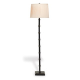 Port 68 Lauderdale Floor Lamp, 1-Light, Black, Honey Beige Shade, 63"H (LPBS-127-08 YUU704X7GN) 