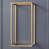 Port 68 Drake Shelf, Gold Leaf, Lucite Shelf, 12W (ACHS-142-13 YUU704X6JW) 