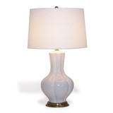 Port 68 Southampton Table Lamp, 1-Light, Cream, Aged Brass, Ivory Shade, 34"H (LPAS-099-02 YUU704X8G7) 