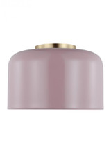 Visual Comfort & Co. Studio Collection Malone Flush Mount, 1-Light, LED, Rose, 10.75"W (7505401EN3-136 70703YF) 