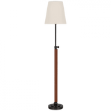 Visual Comfort & Co. Signature Collection Bryant Wrapped Table Lamp - Bronze and Saddle Leather 