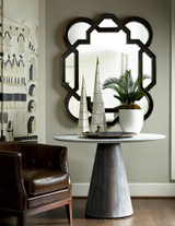 Maitland-Smith Geometro Mirror, Aubergine, Silver Accent, 43"W (8161-28 YUU906TP8V) 