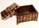 Maitland-Smith Harlequin Box, Black, Amber, Cast Brass Mounts, 9W (8101-11 YUU906TP9Q) 