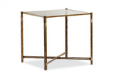 Maitland-Smith Otto Accent Table, Aged Bronze, 26"W (HM1063L YUU906TR6K) 