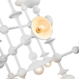 Alora Lighting Cadence Chandelier, 18-Light, Antique White, 30"D (CH328129AW 7072WKK) 