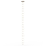 Alora Lighting Marni Pendant, 2-Light, LED, Polished Nickel, 171.25"L 