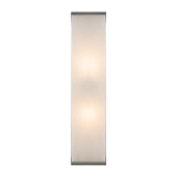 Alora Lighting Abbott Wall/Vanity Light, 2-Light, Urban Bronze, Alabaster, 18.75"H 