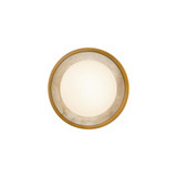 Alora Lighting Alonso Wall/Vanity Light, 1-Light, LED, Vintage Brass, 8.5"D (WV320108VB 7072XLC) 