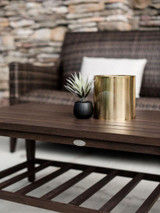 Ratana Biltmore Sofa, Wild Truffle, Hessonite Garnet Frame, 78"W (FN61703WTR YUU90040CM) 