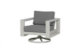 Ratana Element 5.0 Swivel Rocker, Canvas, Whitewash Frame, 25"H (FN57068WHT-FO5115 YUU90041C1) 