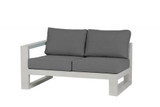 Ratana Element 5.0 Sectional 2-Seater Right Arm, Taupe, Whitewash Frame, 56.5"W (FN57052WHT-R-FO5116 YUU90041CK) 