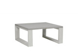Ratana Element 5.0 Coffee Table, Cement Top, Whitewash Frame, 23.5"W (FN57006WHT YUU90041D5) 