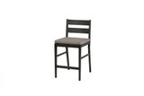 Ratana Lucia Counter Chair, Regatta, Ash Gray Frame, 18.5"W (FN54440ASG-FO5164 YUU90042C9) 