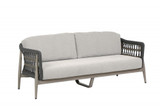 Ratana Coconut Grove 2.5-Seater Sofa, Black, Pearl Frame, Lithium Pearl Durastrap, 75"W (FN60103LPR-FO5129 YUU900447U) 