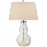 Visual Comfort & Co. Signature Collection Open Bottom Gourd Table Lamp - Clear Glass 