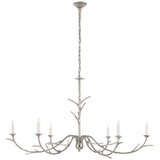 Visual Comfort & Co. Signature Collection Iberia Large Chandelier - Burnished Silver Leaf 