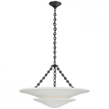 Visual Comfort & Co. Signature Collection Mollino Medium Tiered Chandelier - Bronze 