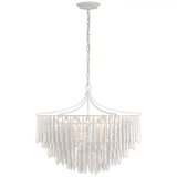 Visual Comfort & Co. Signature Collection Vacarro Medium Chandelier - Plaster White 