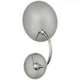 Visual Comfort & Co. Signature Collection Keira Medium Wall Sconce - Polished Nickel 