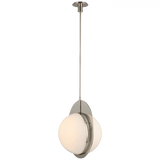 Visual Comfort & Co. Signature Collection Quando Large Globe Pendant - Polished Nickel 